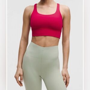 lululemon Energy Longline Bra Medium Support B–D Cups  Size 6